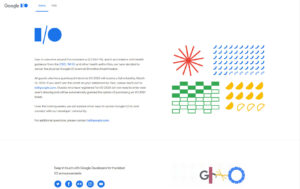 Google I/O の公式サイトより引用